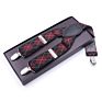 Elastic Pants Braces Adjustable 3.5Cm Wide Y Back Style Strong Metal Clips Suspenders for Men