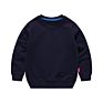 Embroidery Multiple Color Long Sleeves Cotton Plain Kids Baby Sweet Shirt Hoodie Children's Sweater