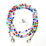Facemask Lanyard Chain Eyeglass Holder Pearls Beaded Masking Lanyard for Women Glasses