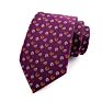 Fashionable Classic Solid Color Jacquard Wedding Party Formal Necktie Polyester Men's Floral Neck Ties with Various Patterns