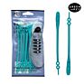 Fast Delivery Shoelaces Silicone for Adults Shoelace No Tie Rubber Shoelaces Accept Free Sample Silicone round Lace 14Pcs