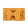 Fit All Baby Hair Accessories Large Bow Soft Elastic Various Color Baby Headbands Nylon Headband Baby Hairbands for Girls