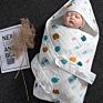 Four Layer Washed Gauze 100% Cotton Newborn Ins Blanket Baby Yoda Cartoon Swaddling Towels