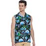 Hawaii Shirt for Men Floral Beach round Bottom Casual