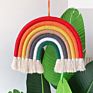 Ins Decoration Nordic Style Home Children's Room Decoration Pendant Woven Rainbow Hanging Wall Decoration