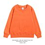 Kids Baby Plain Hoodie Oversize Crew Neck Pullover for Children Boy