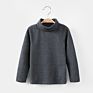 Kids Turtleneck Shirts Toddler Girls Boy Kids Turtle Neck Tops Clothes Long Sleeve Plain Mock Neck Turtleneck T-Shirts