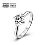 Krkc Solitaire Cluster Heart Wedding Bands 1/2 1 Ct 925 Sterling Silver Vvs1 Diamond Moissanite Engagement Rings for Women