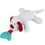 Large Doll Baby Boy Girl Dummy Pacifier Chain Clip Plush Animal Toys Soother Nipples Holder (Not Include Pacifier)