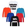 Long Sleeve Polo T-Shirt Blank Sublimation Shirt T Shirt Printing Blank T-Shirt Add Your Design