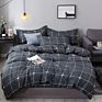 Minimalist Business Style Men's Bedding Moisture Absorption Bed Sheet Duvet Covers