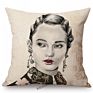 Modern Girl Elegant Lady Pretty Elite Woman Luxury Lifestyle Aesthetics Cotton Linen Sofa Pillow Case Cushion Cover Case
