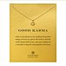 Most Popular Lucky Wishes Card Gold Plated Elephant/Dragonfly Pendant Jewelry Pendant Collarbone Chain Necklaces