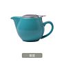 Nordic Simple Style Matte Glaze Design Include Tea Strainer Porcelain Tea Pot with Stainless Steel Cover