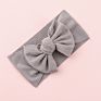 Organic Cotton Bow Knot Knitted Ribbed Baby Headband for Babies