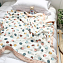 Os 100% Bamboo Fiber Organic Muslin Swaddle Blanket for Kids