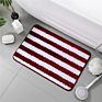 Plush Estera Door Entrance Floor Carpet Mat Rugs Polyester Tpr Bathroom Designer Stripe Area Rug