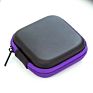 Portable Eva Reusable Usb Cable Zip Storage Bag Travel Earphone Storage Case
