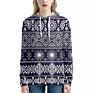 Retro Style American Samoa Polynesian Hoodie Tattoo Design Women Hoodie Pullover Female Streetwear All Seasons