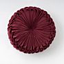 Round Pillow Seat Cushion Nordic Pumpkin Pillow Luxury Solid Color Velvet Pillow Living Room Wheel round Futon Cushion