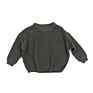 Rts Kids Long Sleeve Girl Boutique Clothing Design Solid Color Kids Oversize Pullover Sweater