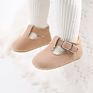 Rubber Sole T-Bar Newborn Prewalker Anti-Slip Toddler Baby Girl Shoes