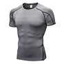 S-Xxl Men Short Sleeve Compression Shirt Base Layer Undershirts Active Athletic Dry-Fit Top