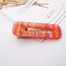 Sales Colors Acrylic Hair Clips with Small Moq Rectangular Hollowed-Out Acetate Hair Clips for Women