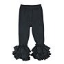 Sales Toddler Ruffle Leggings Solid Color Triple Cotton Kids Clothing Girls Ruffle Pants