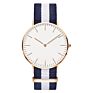 Sell Thin Case Elegance Price Quartz Watches Ladies Women Minimalist Nylon Strap Watch