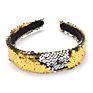 Shenglan Design Two-Sided Sequins Headband Women Kid Flip Sequin Headband Shiny Bing Non Slip Hair Headband Hair Accessories