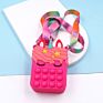 Silicone Mini Soft Wallet Bags Popping Push It Coin Purses Bag Fidget Toys Crossbody Pop Handbags Pouch