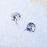 Small Popular Color Birthstone Fine Jewelry 925 Sterling Silver Bling Stud Zircon Cz Earrings