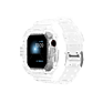 Sport Tpu Jelly Watch Band Shockproof Waterproof Watch Strap with Cover for Apple Watch Band Army