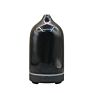 Stone Diffuser in Black, 160Ml Capacity, 3.4In X 7 In,Opitonal Light,Safety-Off Switch,Ultrasonic