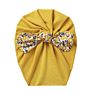 Style Baby Hats Lovely Newborn Printed Bow Milk Silk Stretchy Children's Hat Knot Bonnet Infant Turban