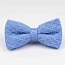 Style Men Women Soild Color Knit Bowtie Adjustable Double Deck Butterfly Bowties Designer Knitting Dress Knitted Bow Tie