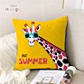 Sublimation Bed Sofa Cotton Cartoon Pillow Case with Zipper Polyester Bohemian Pillow Cover