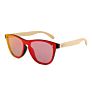 Sun Glasses Bambu Plastic Frame Bamboo Temple Sunglasses