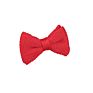 Super Adult Red Solid Color Yellow Stripe Knitted Bow Ties for Men