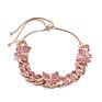 Temperament Simple Diamond-Studded Butterfly Foot Ornaments Female Hip-Hop Ins Style Full of Diamonds Cuban Chain Anklet