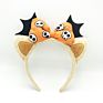 Theme Park Black Spider Hairband Plush Headband for Halloween
