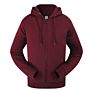 Unisex Adult Blend Fleece Full Zip Hooded Sweatshirt Top