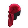 Women Men Plain Polyester Du Rags Turban Bigger and Thicker Plain Solid Velvet Durag Durags for Men