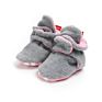 Wonbo Infant Newborn Baby Girls Cotton Shoes Cozy Fleece Booties Non Skid Bottom Newborn Shoes Baby Shoes