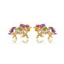Yiding Design Jewelry Sets Fine Crystal Rhinestone Rainbow Color Unicorn Necklace Set with Earrings Bracelet Ring