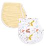 Yiwu Tongtu 2-Layers with Double Sides Reusable Boys and Girls Muslin Baby Burp Cloths