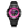 Youngs Pu Strap Ladies Sport Plastic Digital Lcd Display Watch