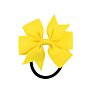 Zn Colorful Ribbon Hair Bows Girls Baby Children Elastic Hair Rope Hair Accessories