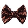 - Handmade 4 Inch Diy Glitter Sequins Hair Bow without Clip for Girls Headband Hair Accessories Baby Kids Hair Band